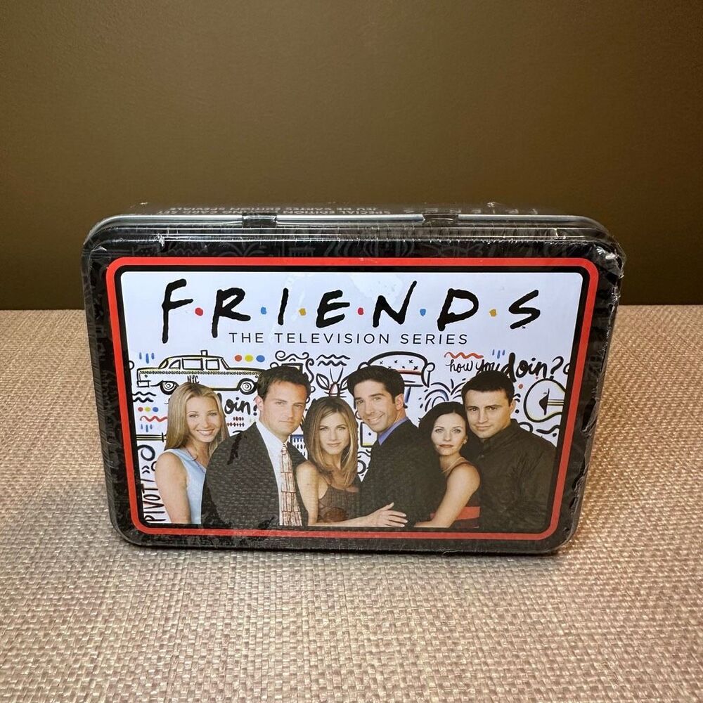 FRIENDS The Television Series Special Edition Playing Card Set of 2 and Tin NWT